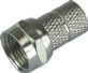 CONECTOR F ROSCA P/ CABO COAXIAL RG59 EMBALAGEM C/ 10 PS